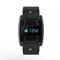 V3スマートな腕時計黒色の色のスポーツリストバンド心拍数の血液酸素の監視