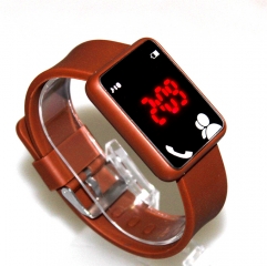 クリスマスギフト腕時計シリコーン腕時計スマート時計は、より多くの機能時計