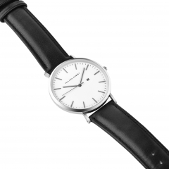 高品質のブラウンレザーDWスタイルの腕時計ユニセックス