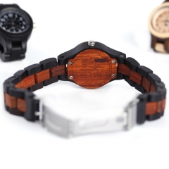 カスタムトップ品質のビジネス木製クォーツ腕時計