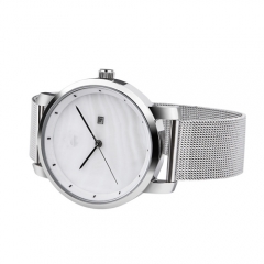 新しいスタイルのカスタムロゴマンシンプルなクォーツ腕時計