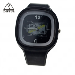シリコン素材より多くの色の正方形の時計腕時計hiha品質ホット販売
